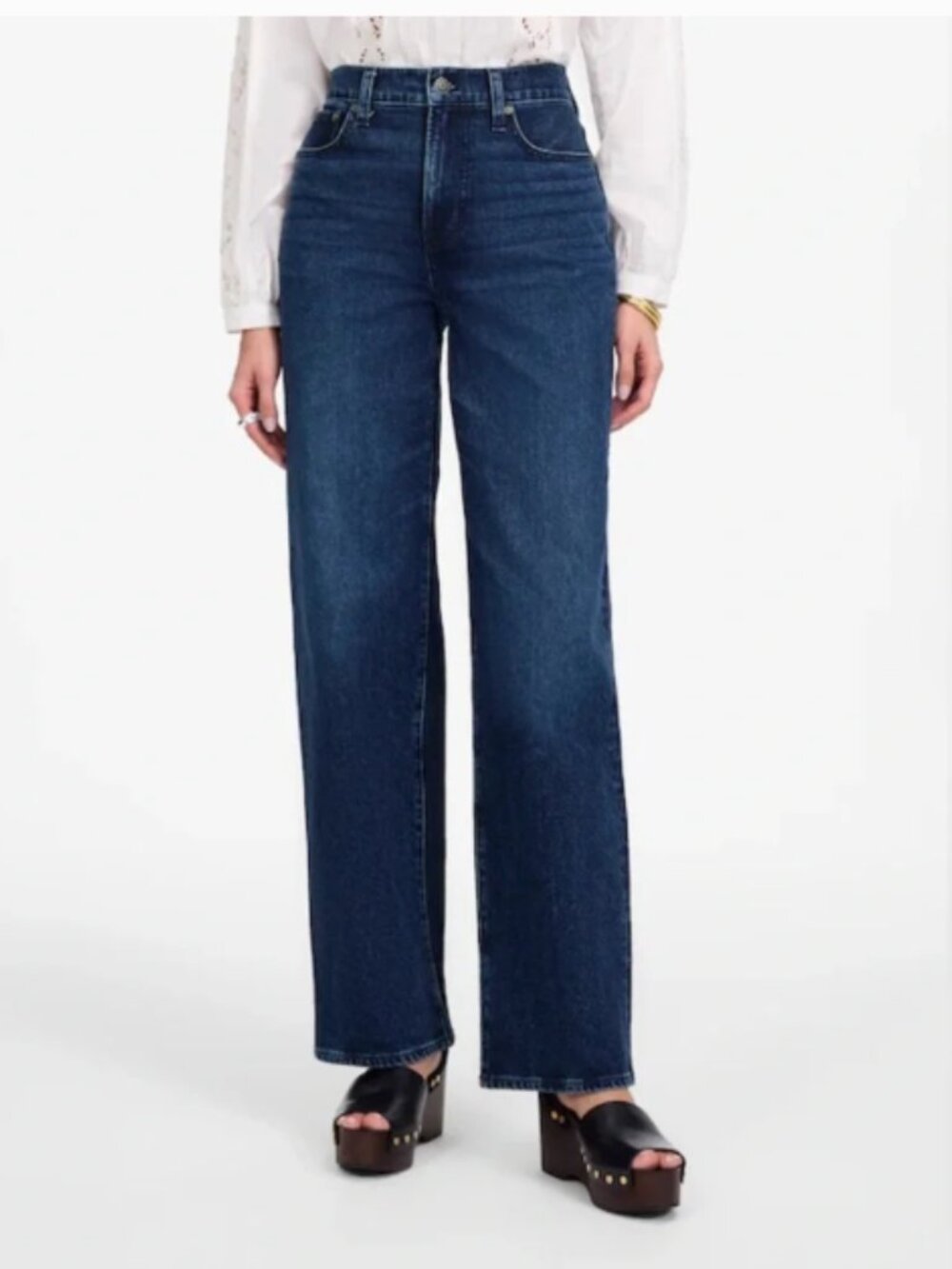 Madewell The Perfect Vintage Wide Leg Jeans  size 26